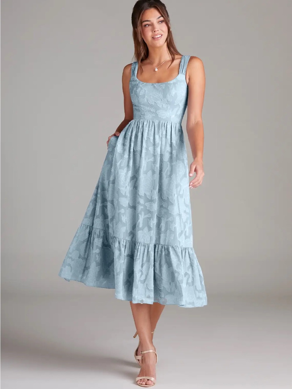 Azazie Alissa Dress in Light Blue